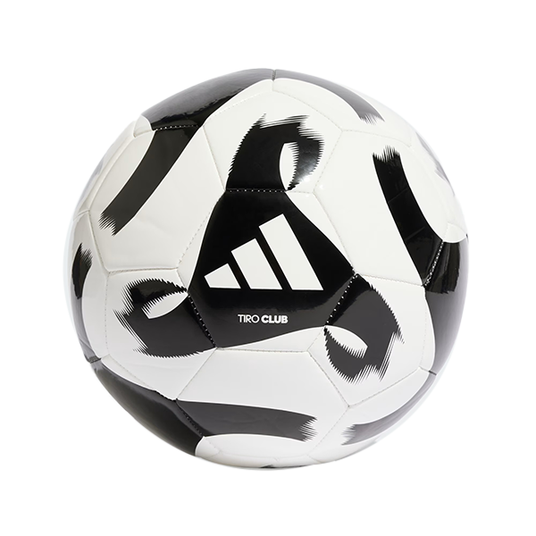 ADIDAS TIRO CLB FOOTBALL  FOR UNISEX, WHITE&BLACK