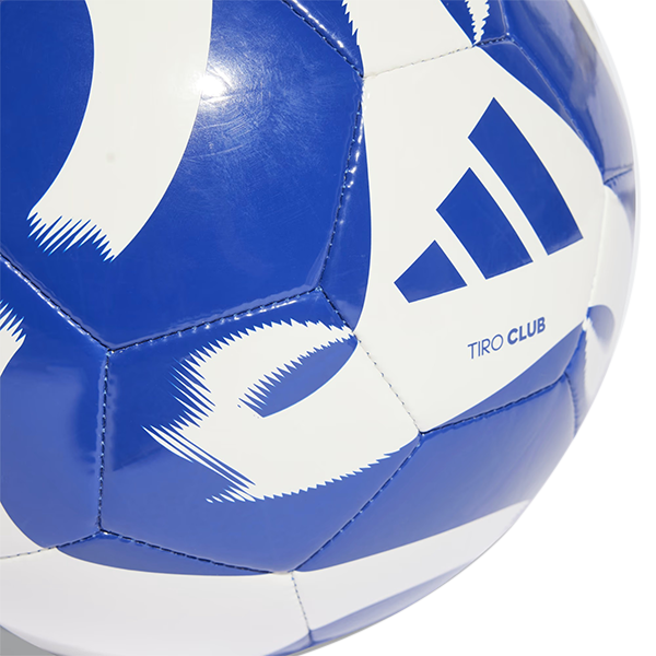 ADIDAS TIRO CLB FOOTBALL  FOR UNISEX, WHITE&ROYAL BLUE