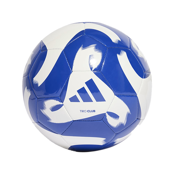 ADIDAS TIRO CLB FOOTBALL  FOR UNISEX, WHITE&ROYAL BLUE