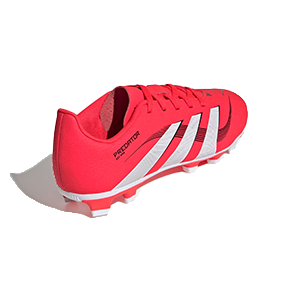 ADIDAS PREDATOR CLUB FG/MG J FG SHOES FOR BOYS, LUCID RED&WHITE