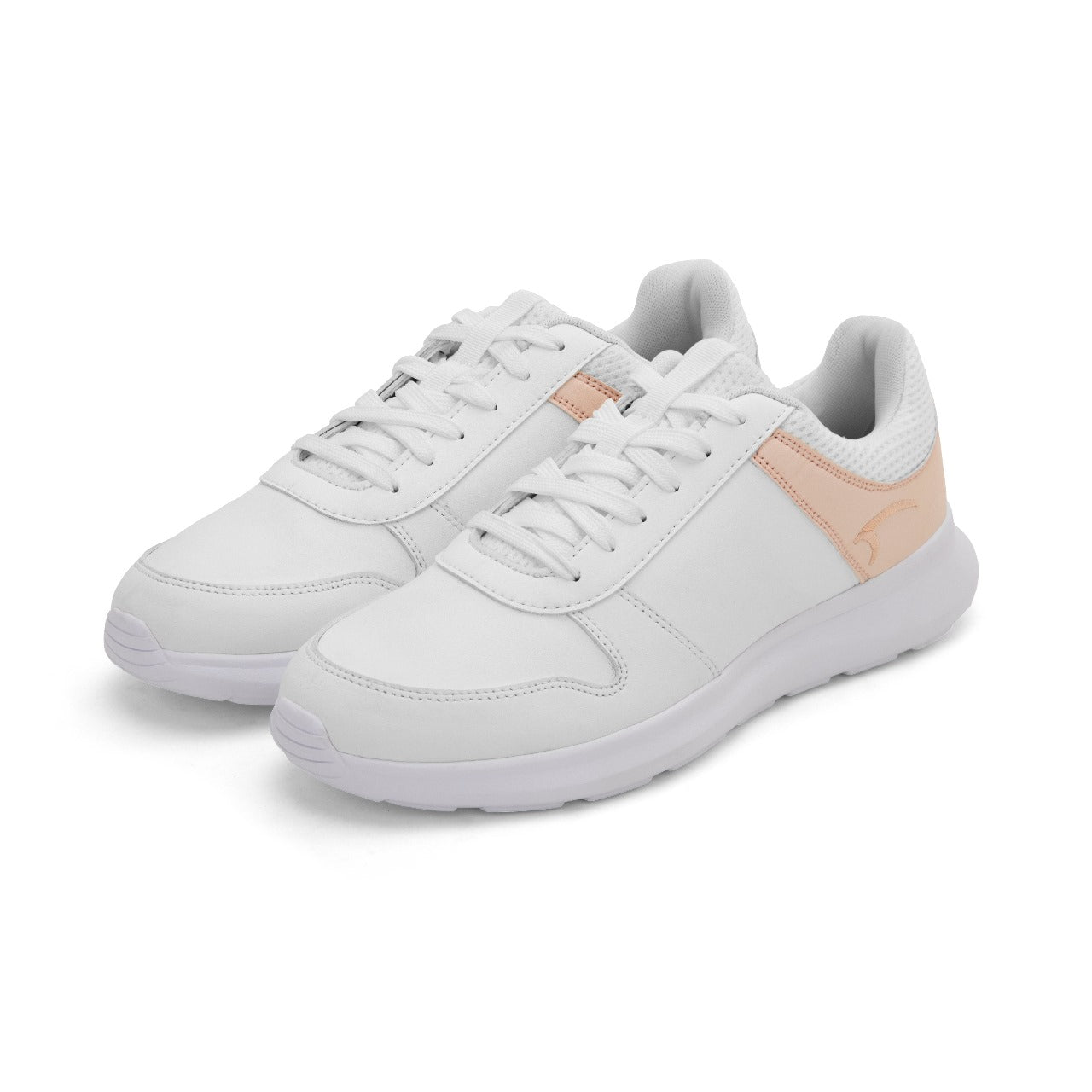 Mintra Alpha Lifestyle Shoes For Women, White & Pink