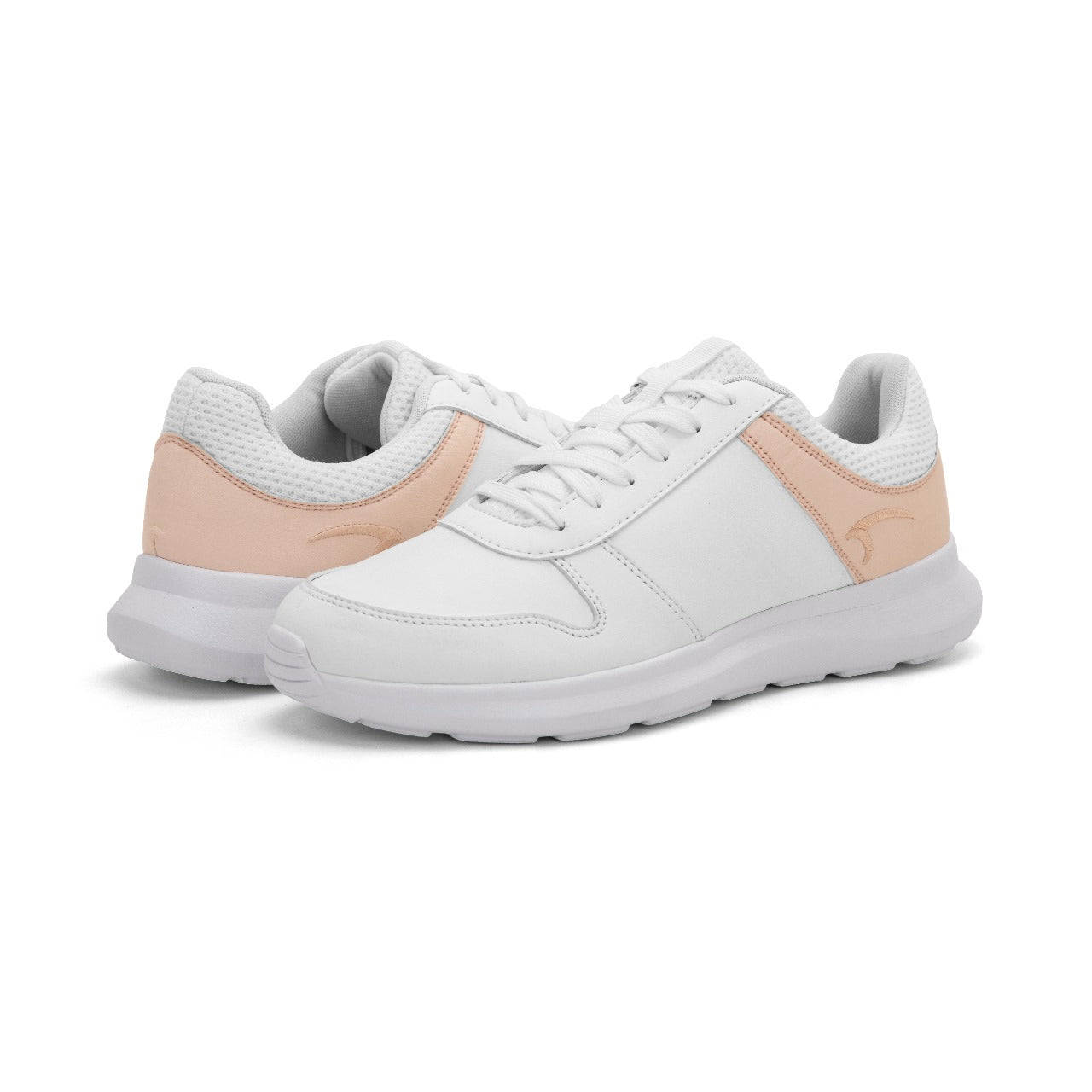 Mintra Alpha Lifestyle Shoes For Women, White & Pink