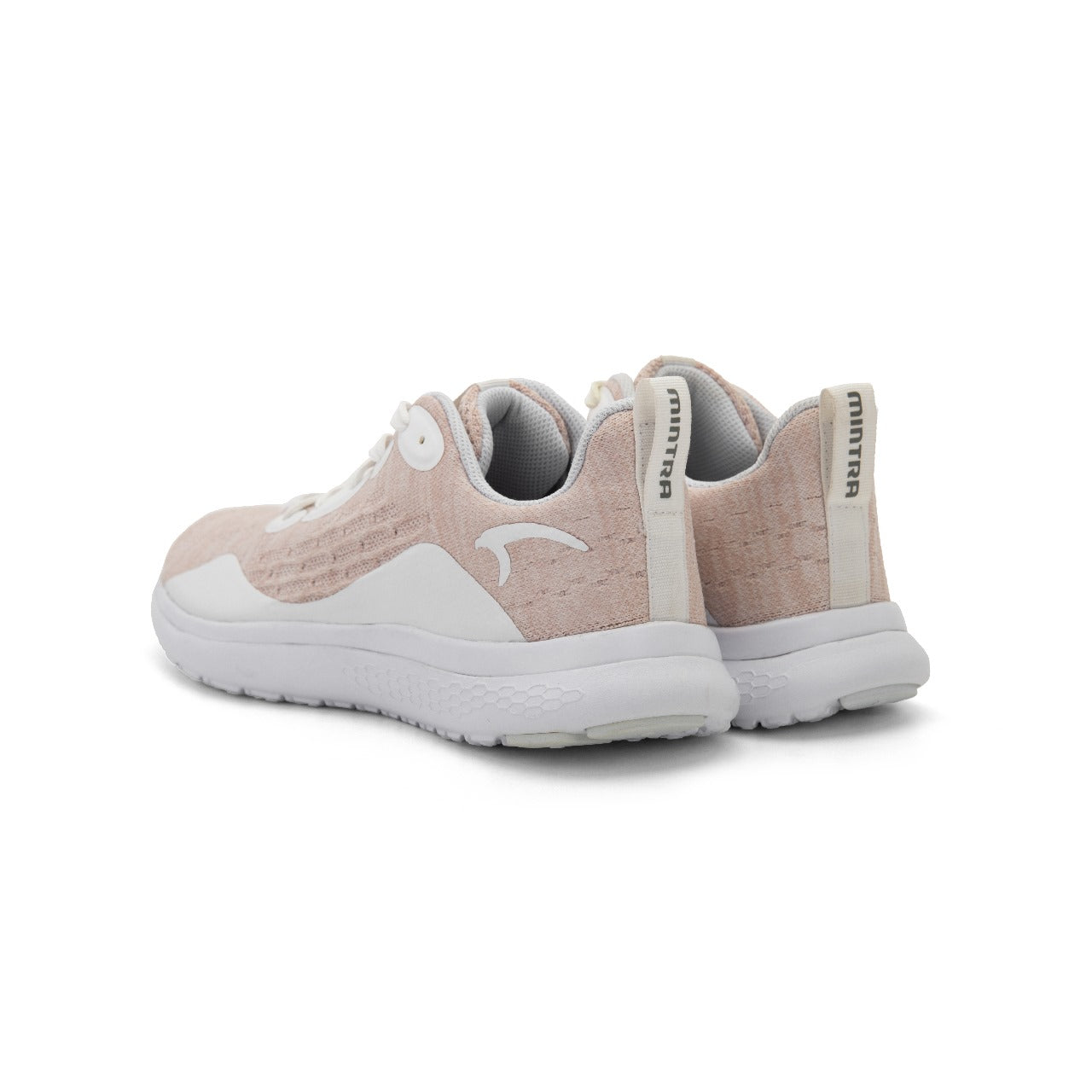 Mintra Stride Running Shoes For Women, Rose & White