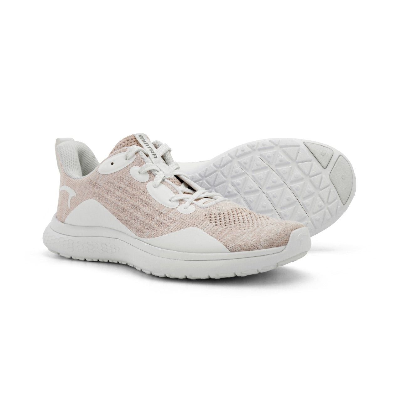 Mintra Stride Running Shoes For Women, Rose & White