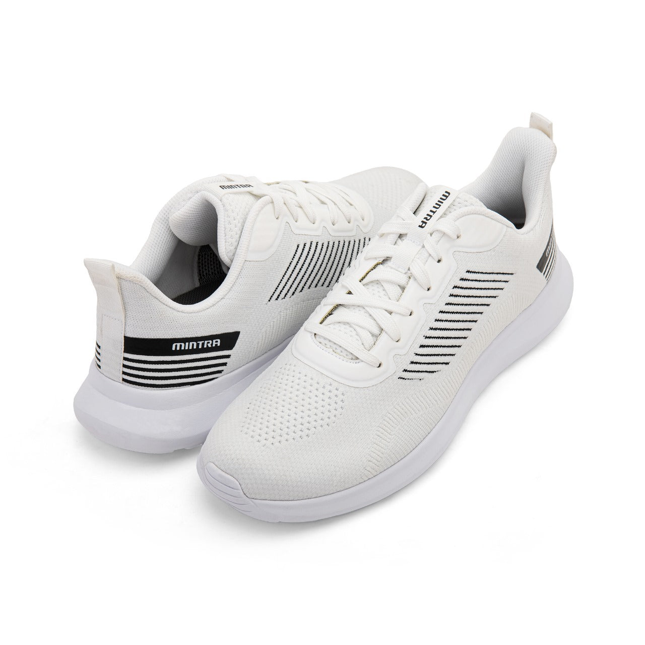 Mintra Flow Light Sports Lifestyle Shoes For Men, Brilliant White