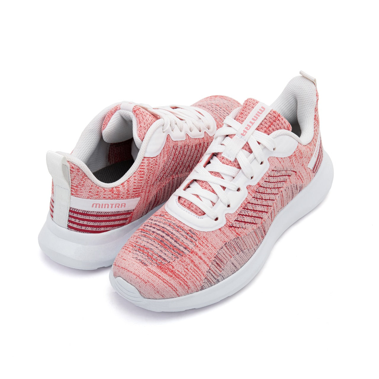 Mintra Flow Light Sports Lifestyle Shoes For Women, Lapis, Rose Dust & Brilliant White