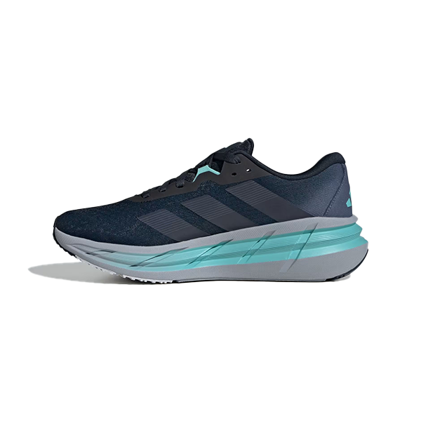 ADIDAS ADISTAR 3 M RUNNING SHOES FOR MEN, AURORA INK & FLASH AQUA