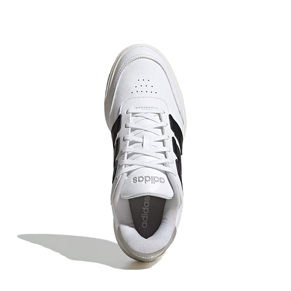 ADIDAS COURTBLOCK BOLD LIFESTYLE SHOES FOR WOMEN, WHITE&BLACK&GREY