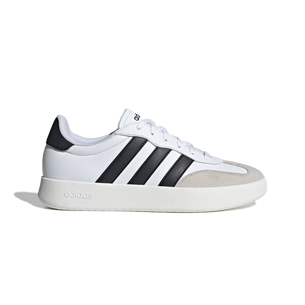 ADIDAS BARREDA LIFESTYLE SHOES FOR MEN, WHITE&BLACK&GREY