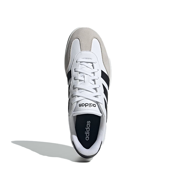 ADIDAS BARREDA LIFESTYLE SHOES FOR MEN, WHITE&BLACK&GREY