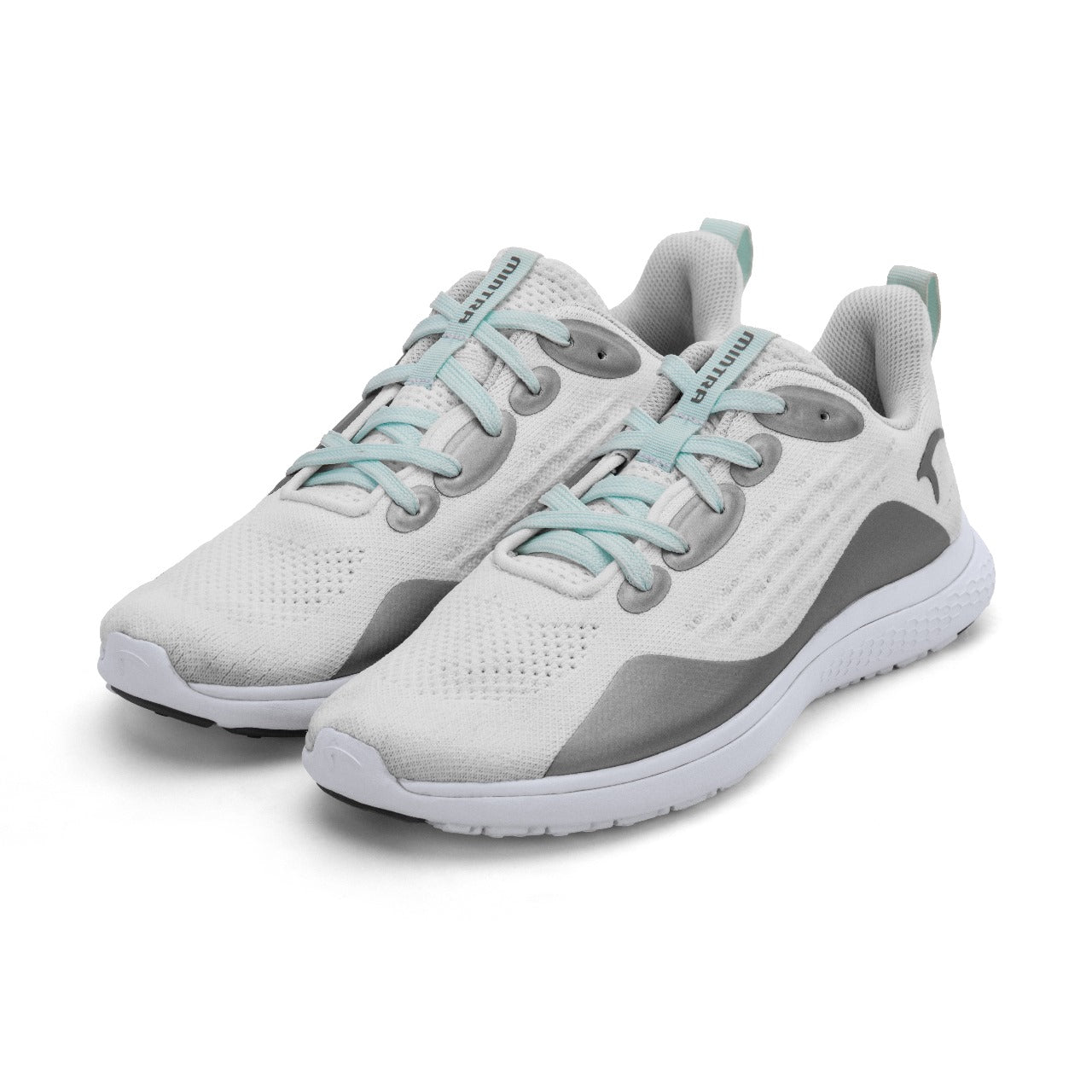 Mintra Stride Running Shoes For Women, Silver & Blue