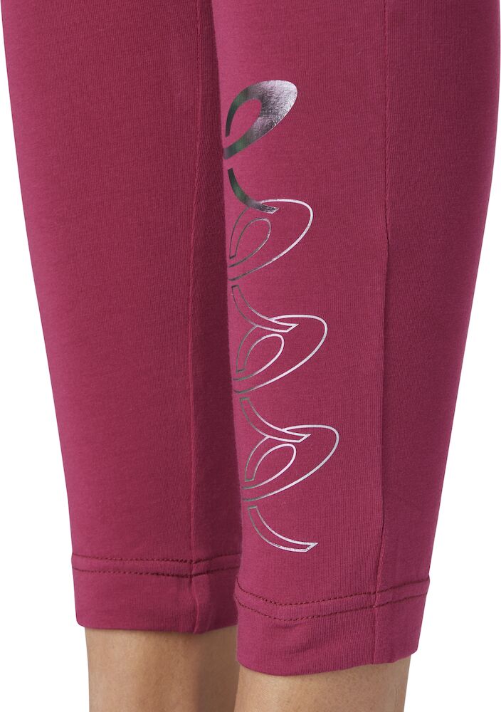 Energetics Elastic Leggings For Women, Dark Red