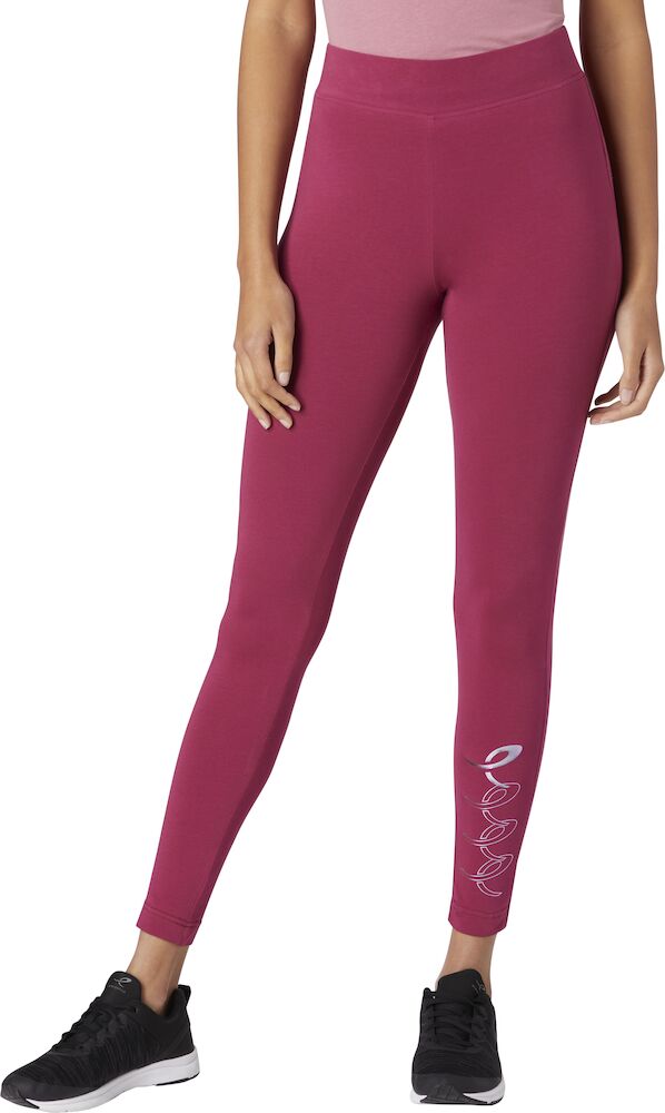 Energetics Elastic Leggings For Women, Dark Red