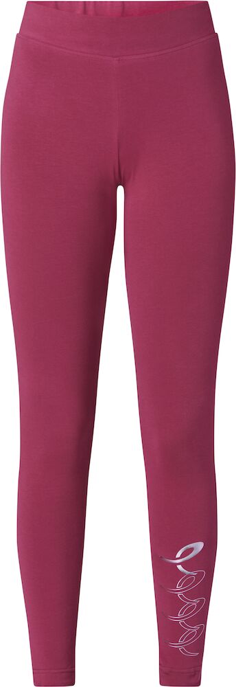 Energetics Elastic Leggings For Women, Dark Red