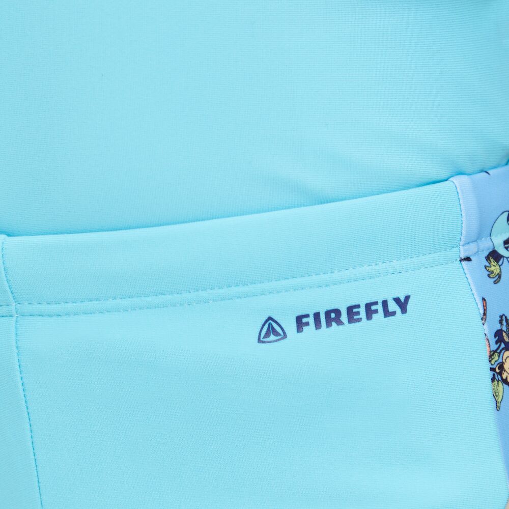 Firefly Swimming Half Shorts For Kids, Turquoise