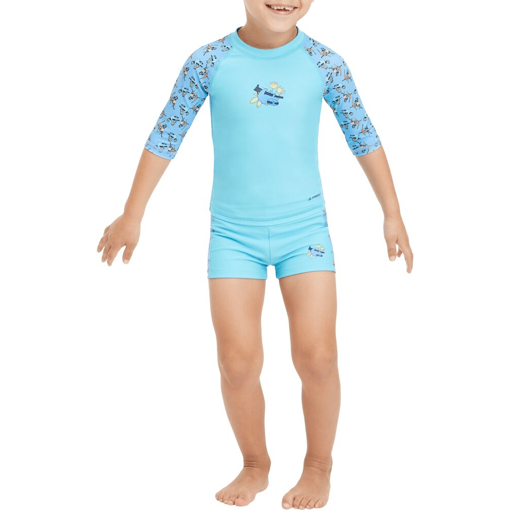 Firefly Swimming Half Shorts For Kids, Turquoise