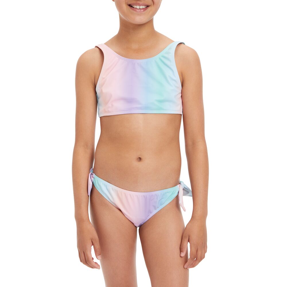 Firefly Swimming Bikini For Kids, Dark Mint