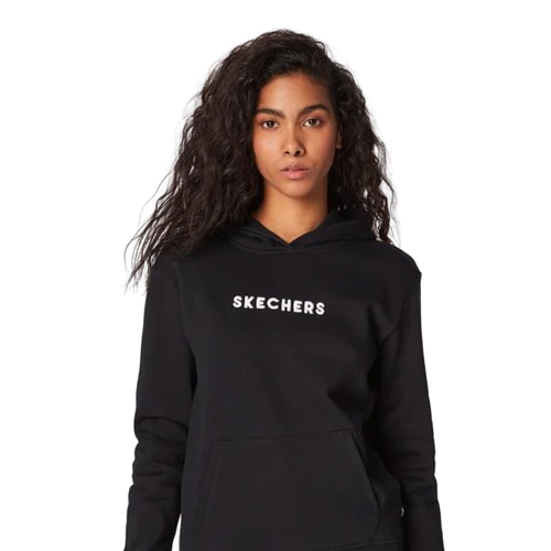 Skechers Signature Hooded Sweatshirt For Women, Black