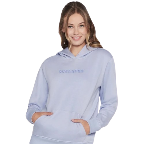 Skechers Signature Hooded Sweatshirt For Women, Lavender