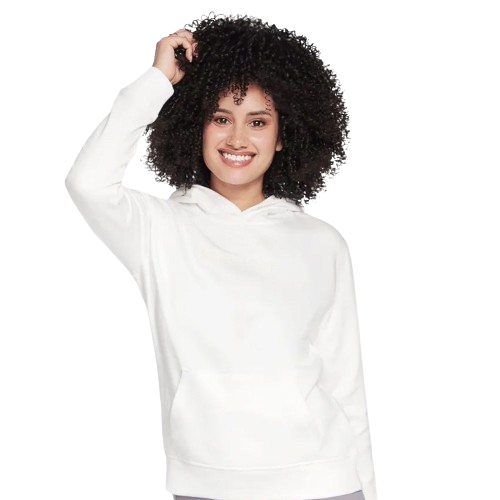 Skechers Signature Hooded Sweatshirt For Women, White