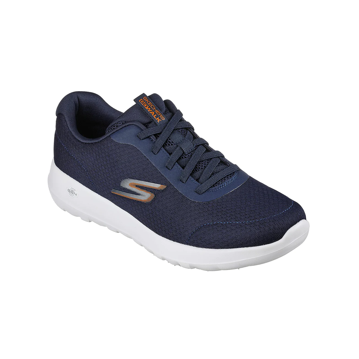 Skechers Go Walk Max Midshore Shoes For Men, Navy & Orange